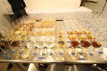 Glasses await judging backstage at Astor Center.