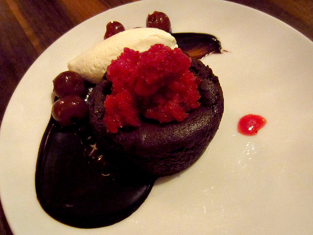 Chocolate Cherry Pudding Cake