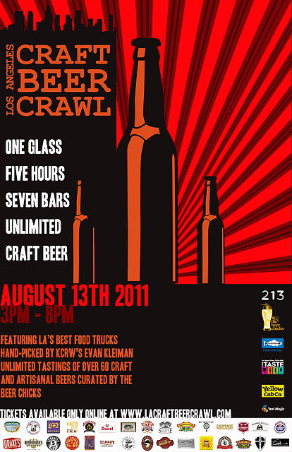 LA Craft Beer Crawl Flyer