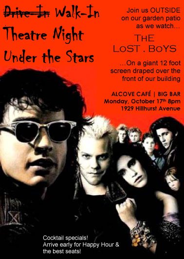 Big Bar Movie Night - The Lost Boys