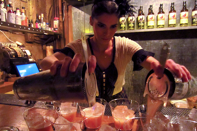 Lindsay Nader makes her welcome cocktail