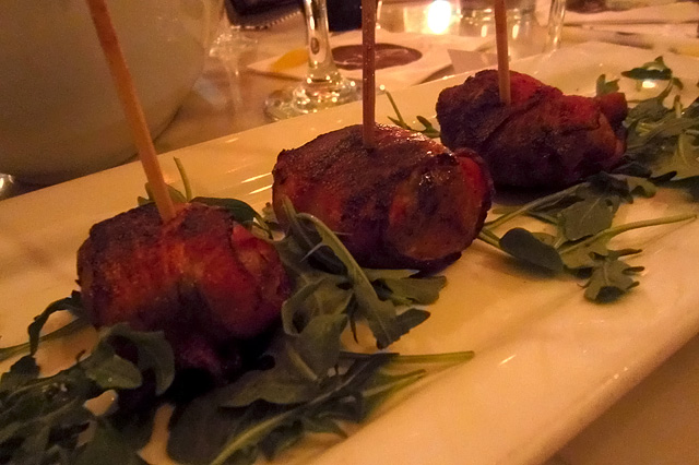 Bacon-wrapped dates - Big Bar