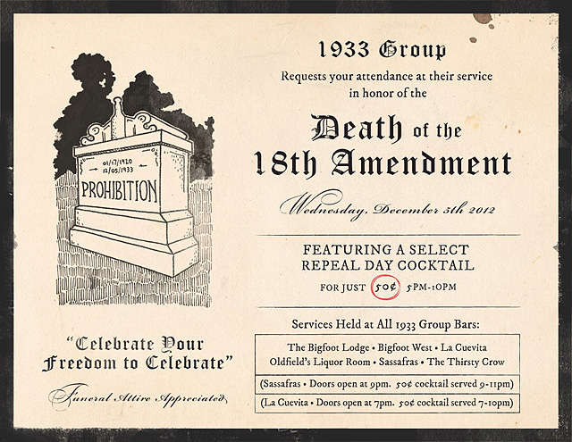 Death of the 18th Amendment by 1933 Group