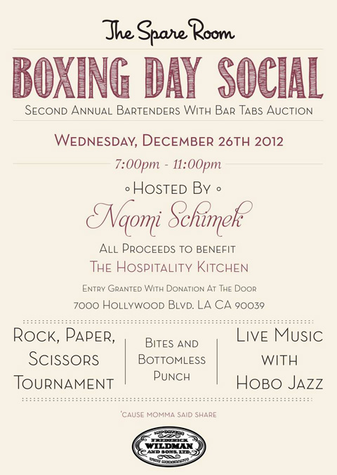 Boxing Day Social 2012