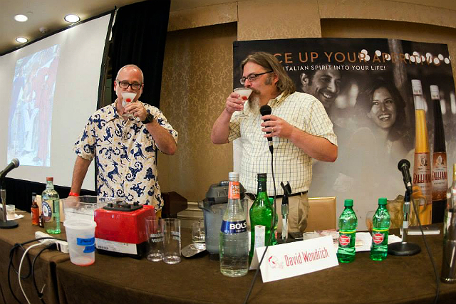 Jeff "Beachbum" Berry and David Wondrich at Tales of the Cocktail