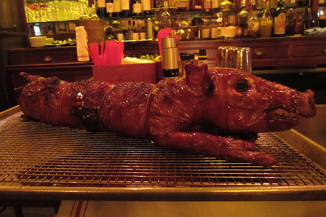 "Drunken Pig" at The Pikey