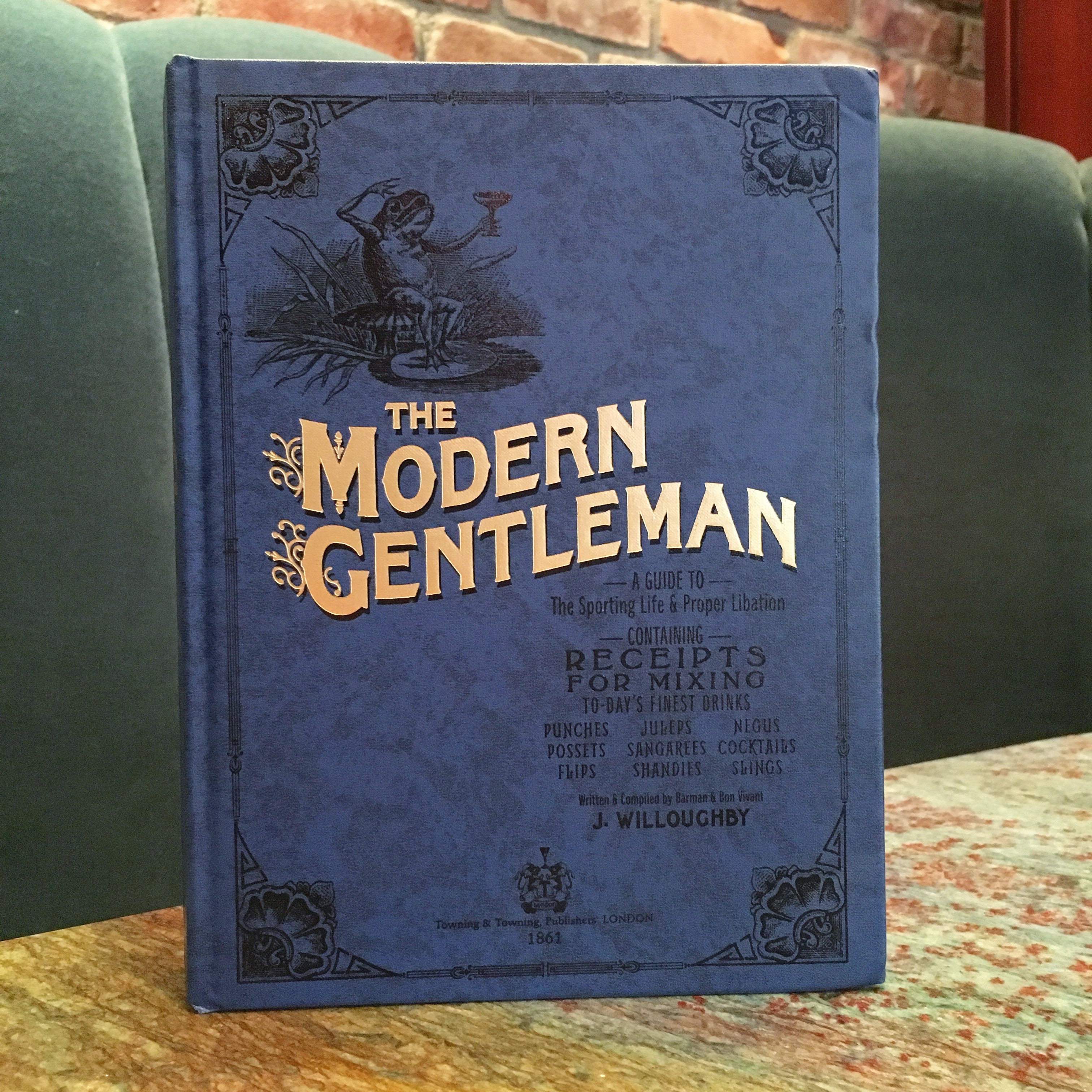 "The Modern Gentleman" menu at Club 33 by Wexler of California
