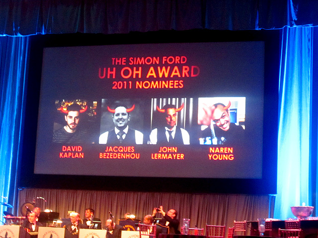 Simon Ford Uh Oh Award Nominees