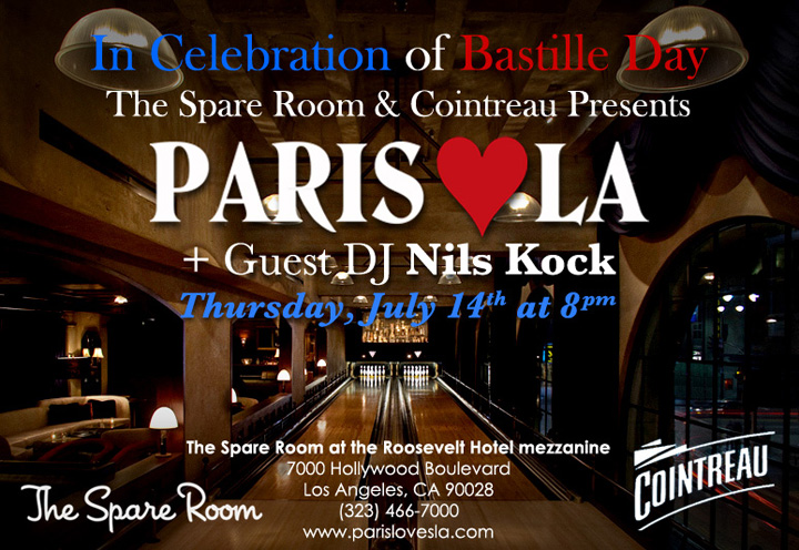 Paris Loves LA at The Spare Room