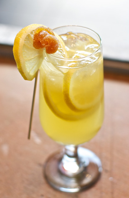 Gingered Bourbon Lemonade
