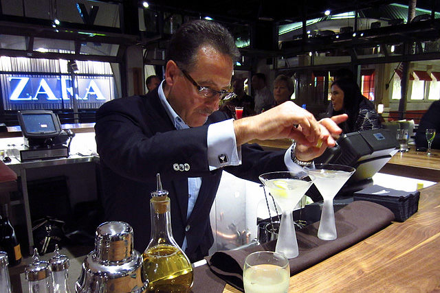Salvatore Calabrese makes House Martinis