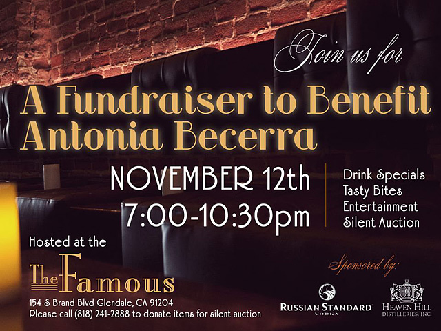 Fundraiser for Antonia Becerra at The Famous