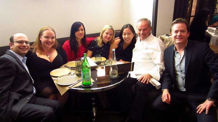 Blogger Barhop 3 crew with Wolfgang Puck