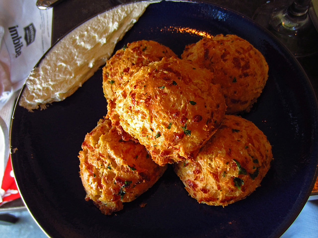Cheddar Bay biscuits at Son of a Gun