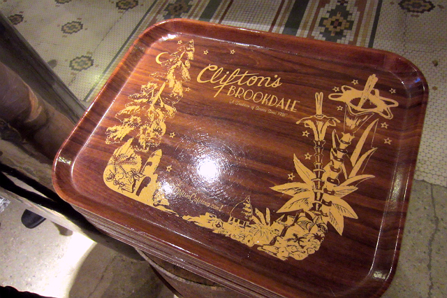 Clifton's Cafeteria tray