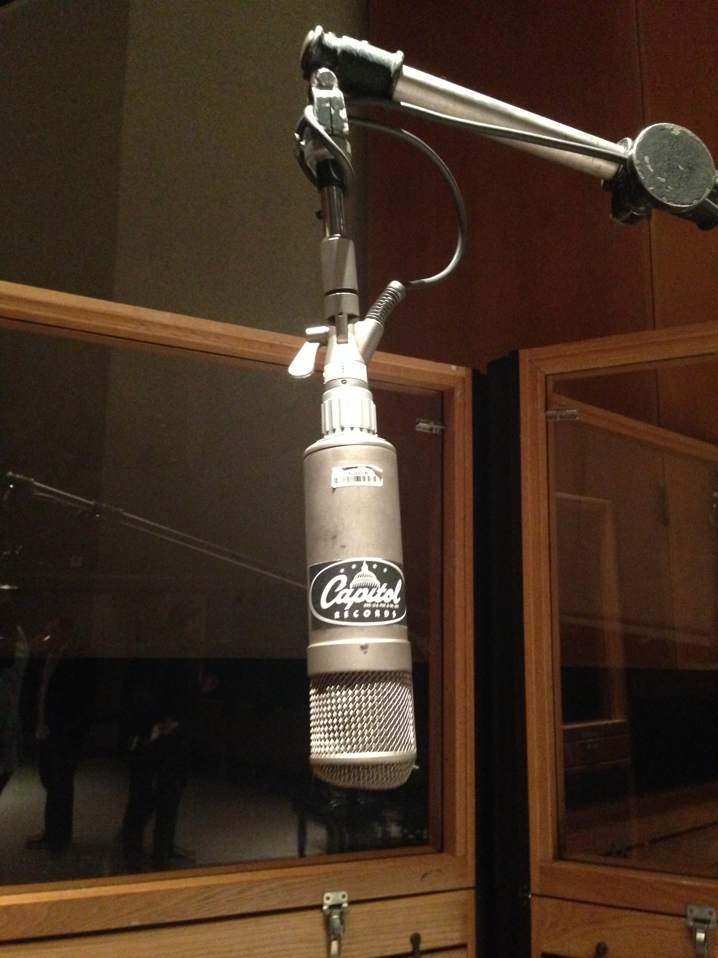 The Frank Sinatra microphone at Capitol Studios