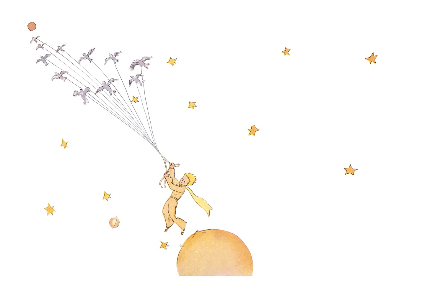 "The Little Prince" illustration by Antoine de Saint-Exupéry