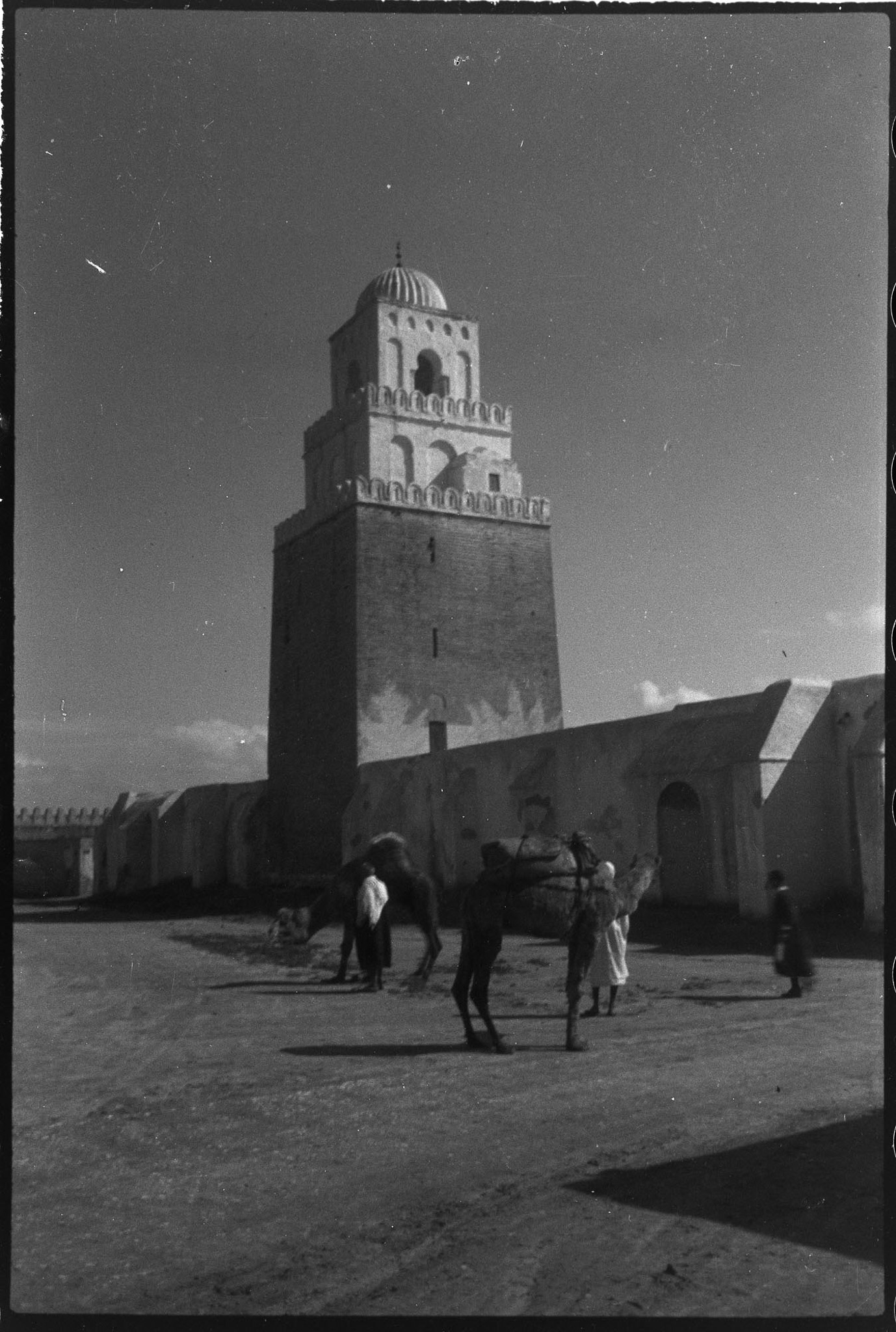 Photo by Peter J. Weberof the Minaret, Great Mosque of Kairouan, Tunisia